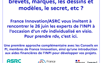 Permanence INPI x ASRC / FRANCE INNOVATION