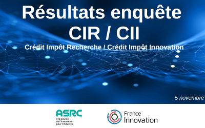 Résultats de l’enquête Crédit Impôt Recherche/Crédit Impôt Innovation